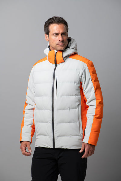 silver sky/vibrant orange