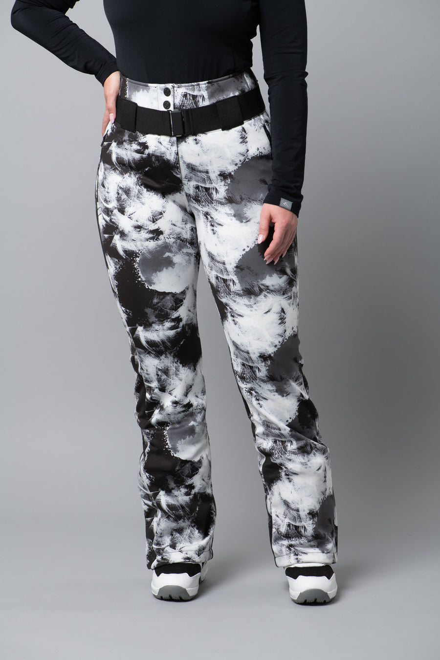 black ink blot print