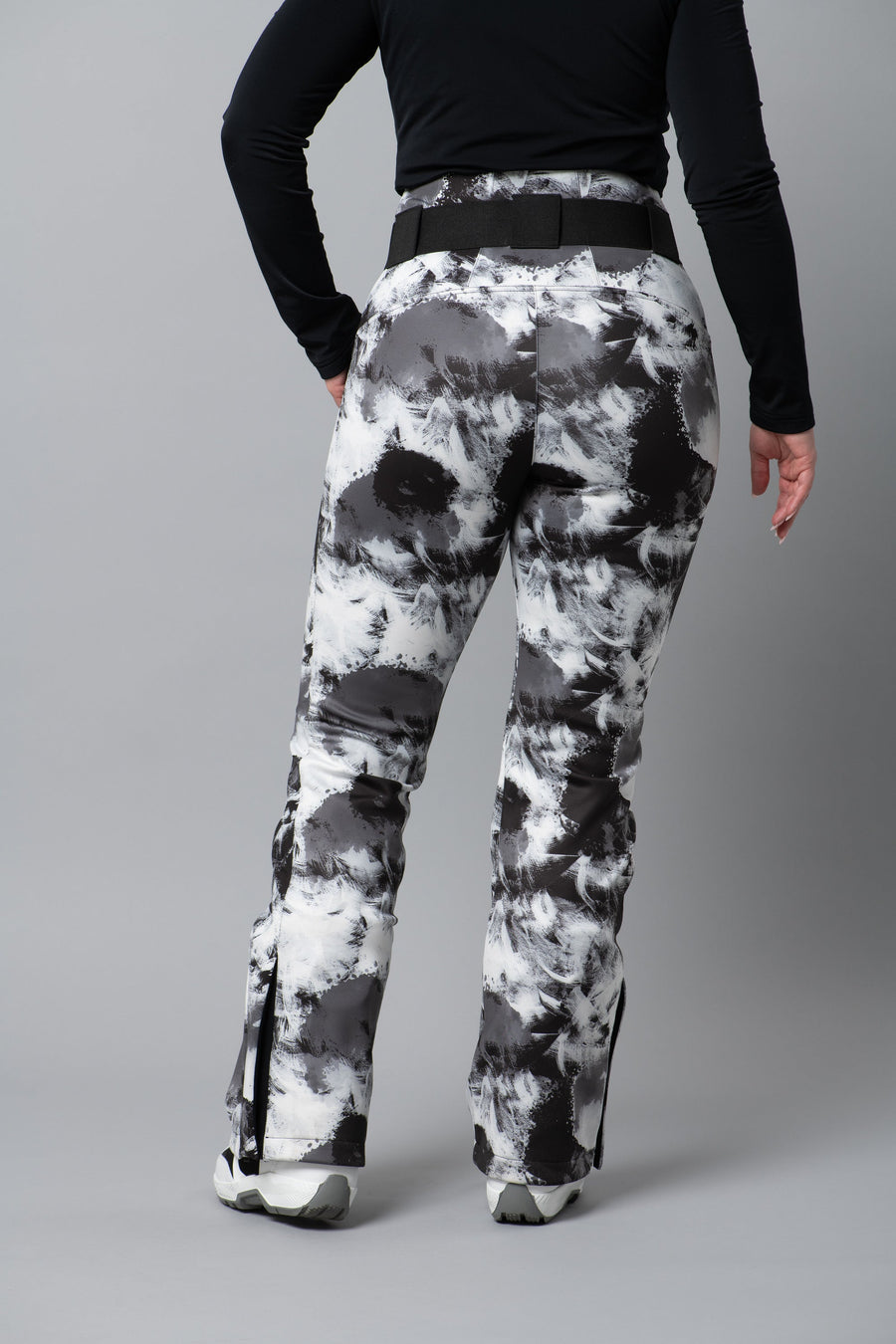 black ink blot print