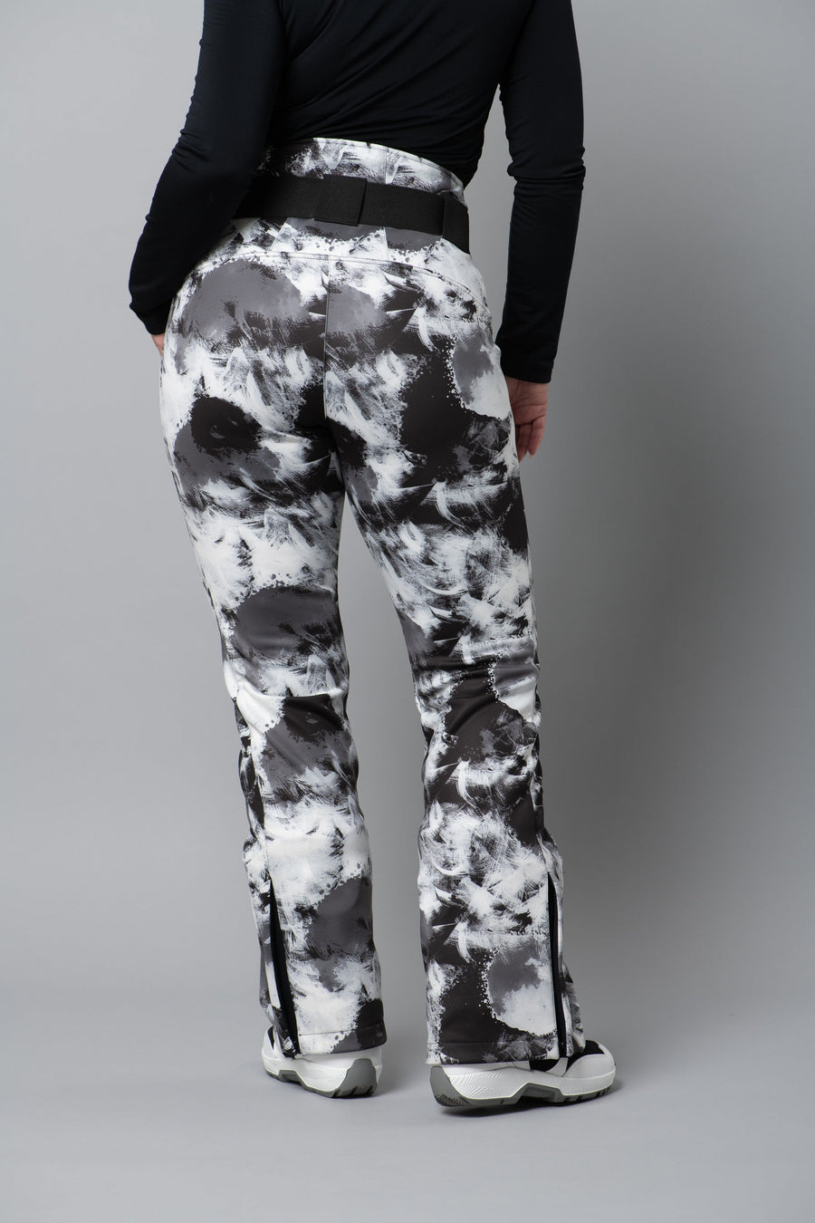 black ink blot print
