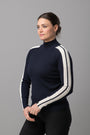 midnight navy/white